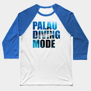 Palau Diving Mode Shark Picture Baseball T-Shirt